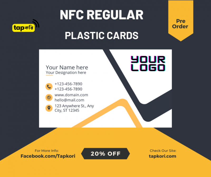 TapKori Plastic NFC fully customized card